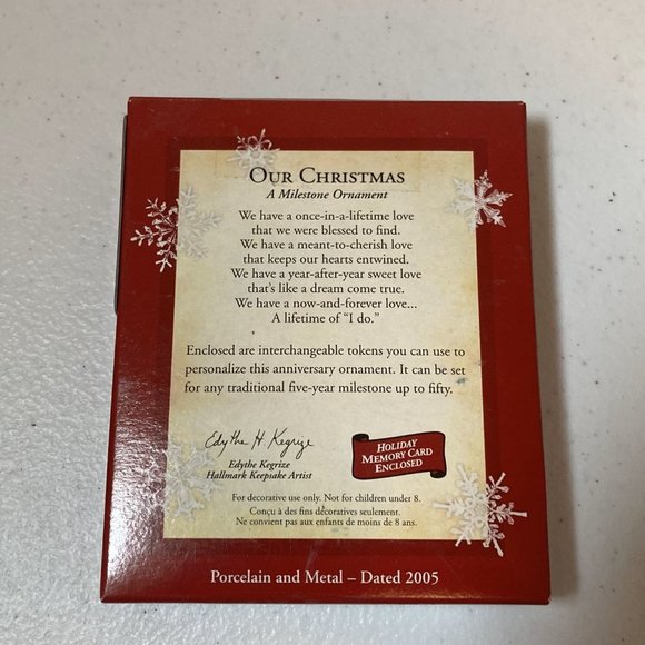 Hallmark Keepsake Ornament - Our Christmas - 2005 - NWT - Picture 2 of 6